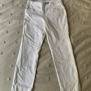 Van Heusen White stretch extensible sz 4 crop